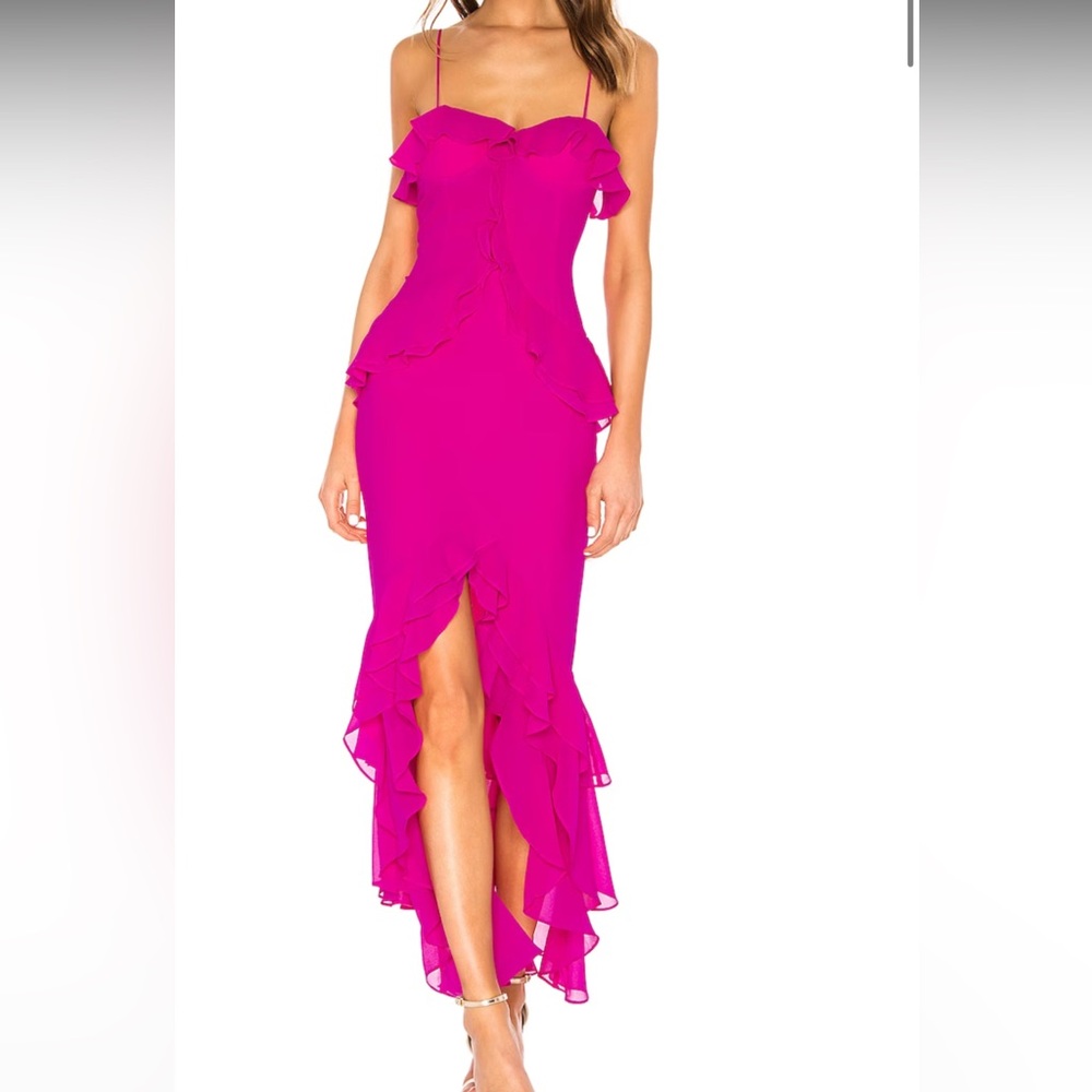 Lover and Friends Melissa Gown in Magenta